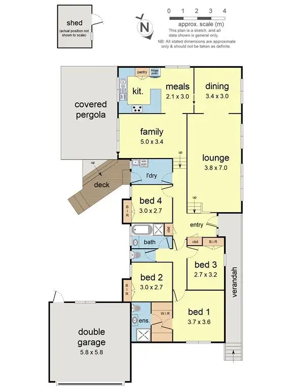 Floorplan of Homely house listing, 25 Ormonde Road, Ferntree Gully VIC 3156