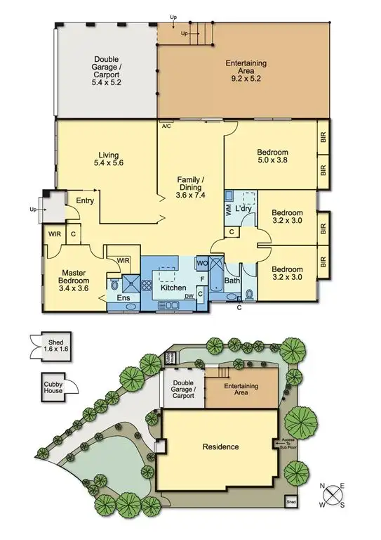 Floorplan of Homely house listing, 10 Chesterfield Court, Wantirna VIC 3152
