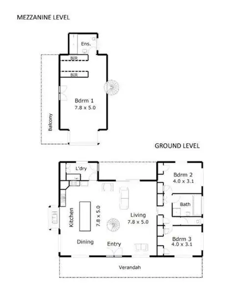 Floorplan of Homely house listing, 20 Quicks Lane, Creswick VIC 3363