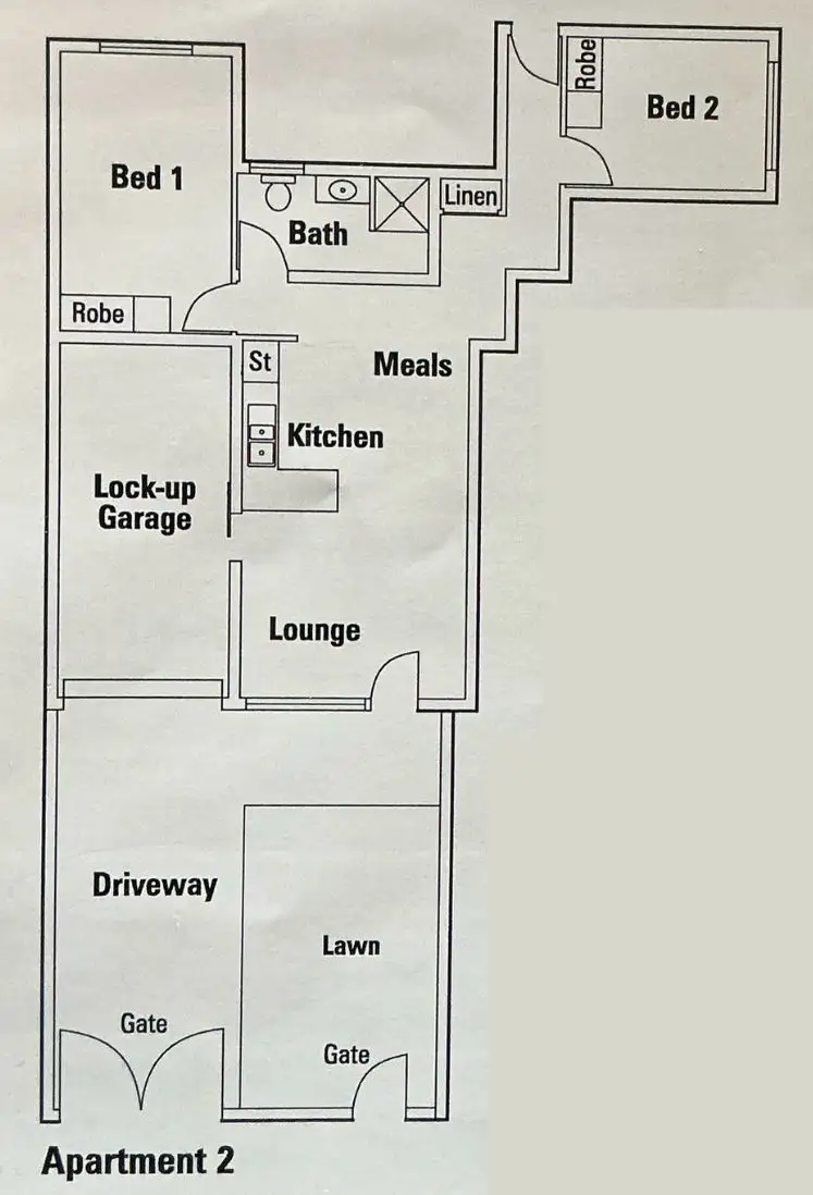 Floorplan of Homely unit listing, 2/349 Riding Road, Balmoral QLD 4171