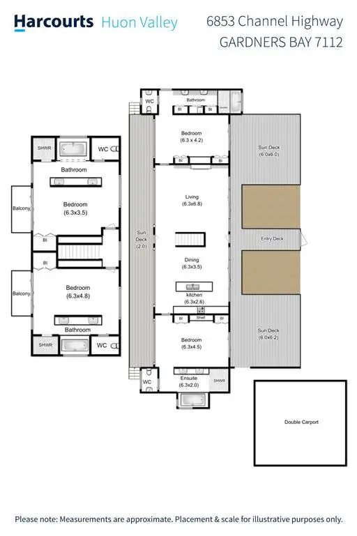 Floorplan of Homely house listing, 6853 Channel Highway, Gardners Bay TAS 7112