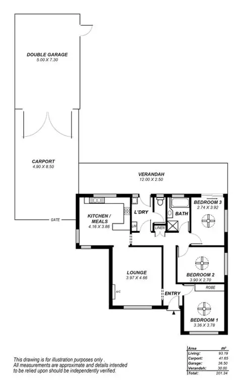 Floorplan of Homely house listing, 22 Hargrave Street, Modbury Heights SA 5092