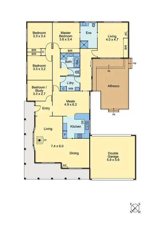 Floorplan of Homely house listing, 46 Freshfield Avenue, Wantirna VIC 3152