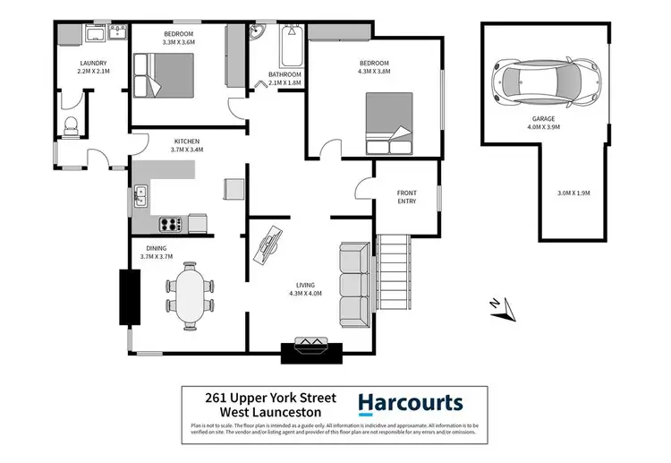 Floorplan of Homely house listing, 261 Upper York Street, West Launceston TAS 7250