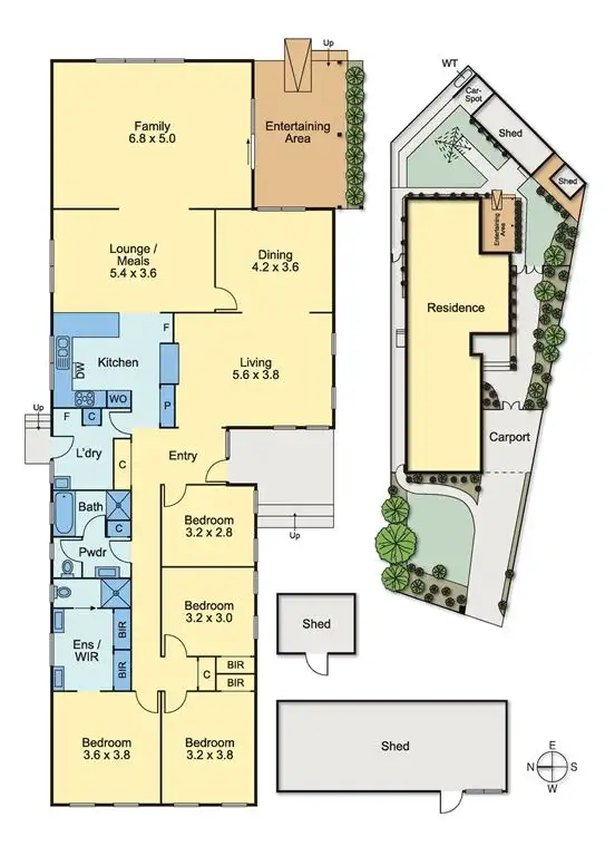 Floorplan of Homely house listing, 18 Witken Avenue, Wantirna South VIC 3152