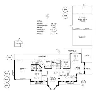 Floorplan of Homely house listing, 22 Duncan Crescent, Mount Barker SA