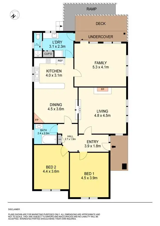 Floorplan of Homely house listing, 306 Windermere Street, Ballarat Central VIC 3350