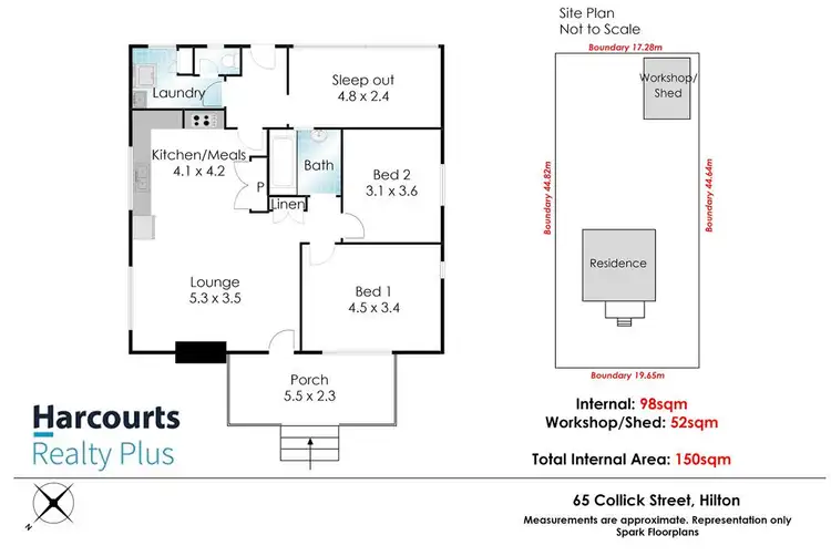 Floorplan of Homely house listing, 65 Collick Street, Hilton WA 6163