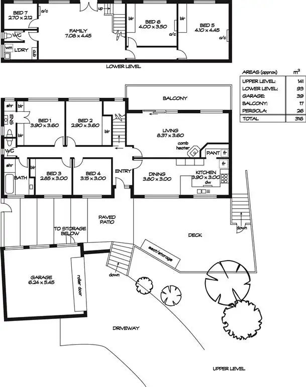 Floorplan of Homely house listing, 10 Yarrabee Road, Greenhill SA 5140