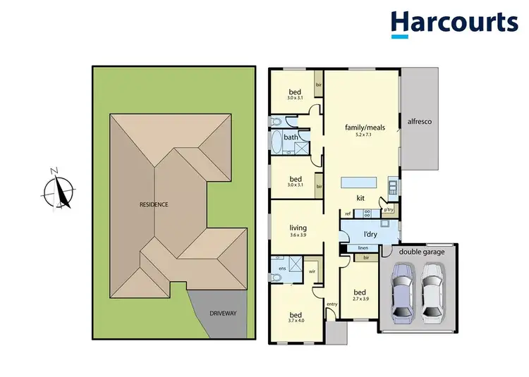 Floorplan of Homely house listing, 5 Aperloo Road, Drouin VIC 3818