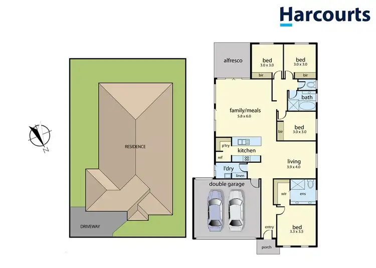 Floorplan of Homely house listing, 6 Aperloo Road, Drouin VIC 3818