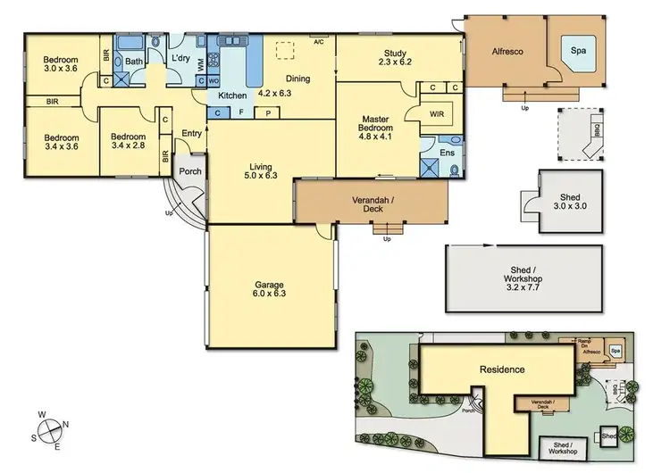 Floorplan of Homely house listing, 9 Salisbury Court, Wantirna VIC 3152