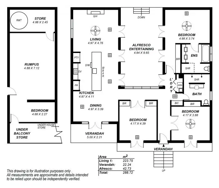 Floorplan of Homely house listing, 7 Charlotte Street, Port Elliot SA 5212