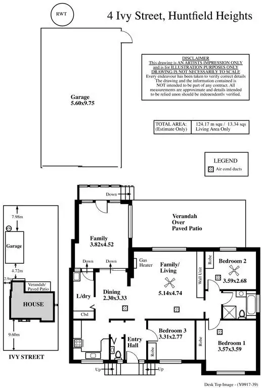 Floorplan of Homely house listing, 4 Ivy Street, Huntfield Heights SA 5163