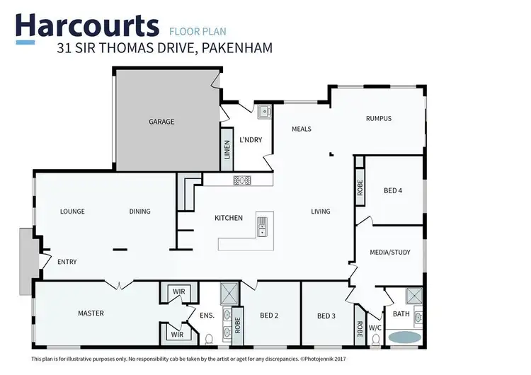 Floorplan of Homely house listing, 31 Sir Thomas Drive, Pakenham VIC 3810