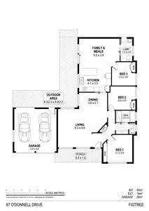 Floorplan of Homely house listing, 87 O'Donnell Drive, Figtree NSW 2525
