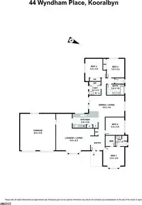 Floorplan of Homely house listing, 44 Wyndham Place, Kooralbyn QLD 4285