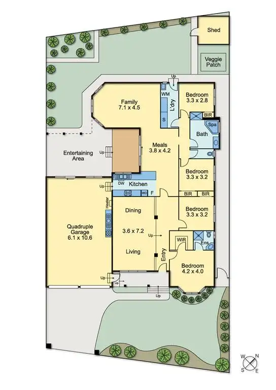 Floorplan of Homely house listing, 64C Narina Way, Epping VIC 3076