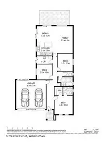 Floorplan of Homely house listing, 8 Trestrail Circuit, Williamstown SA 5351