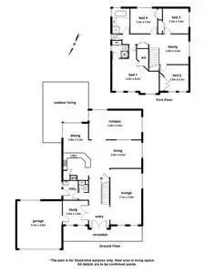 Floorplan of Homely house listing, 75 Robinswood Parade, Narre Warren South VIC 3805