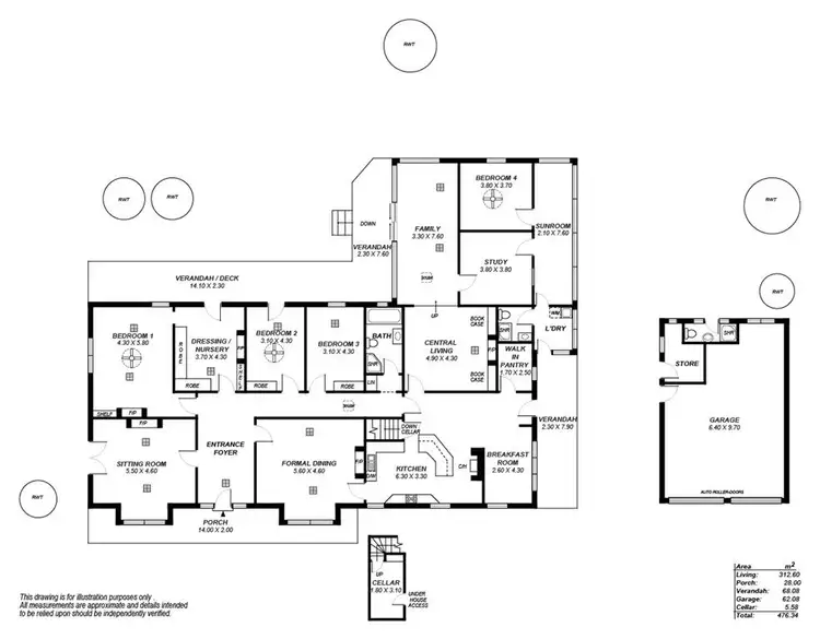 Floorplan of Homely house listing, 79 Moseley Street, Glenelg South SA 5045