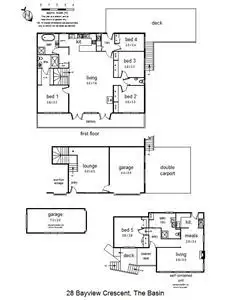 Floorplan of Homely house listing, 28 Bayview Crescent, The Basin VIC 3154