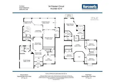 Floorplan of Homely house listing, 34 Fitzalan Circuit, Arundel QLD 4214