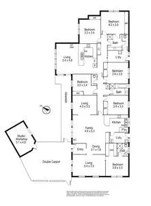 Floorplan of Homely house listing, 6 Regent Court, Wantirna South VIC 3152