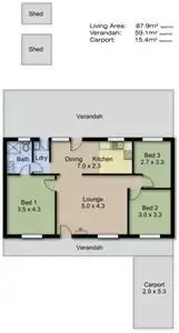 Floorplan of Homely house listing, 6/6 Railway Terrace, Mount Barker SA 5251