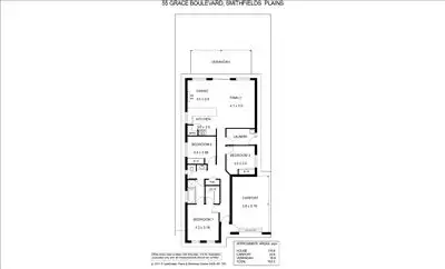 Floorplan of Homely house listing, 55 Grace Boulevard, Smithfield Plains SA 5114