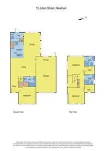 Floorplan of Homely townhouse listing, 15 Julian Street, Newtown VIC 3220