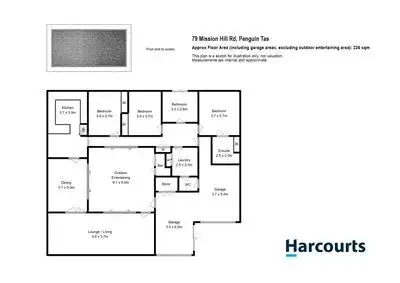 Floorplan of Homely house listing, 79 Mission Hill Road, Penguin TAS 7316