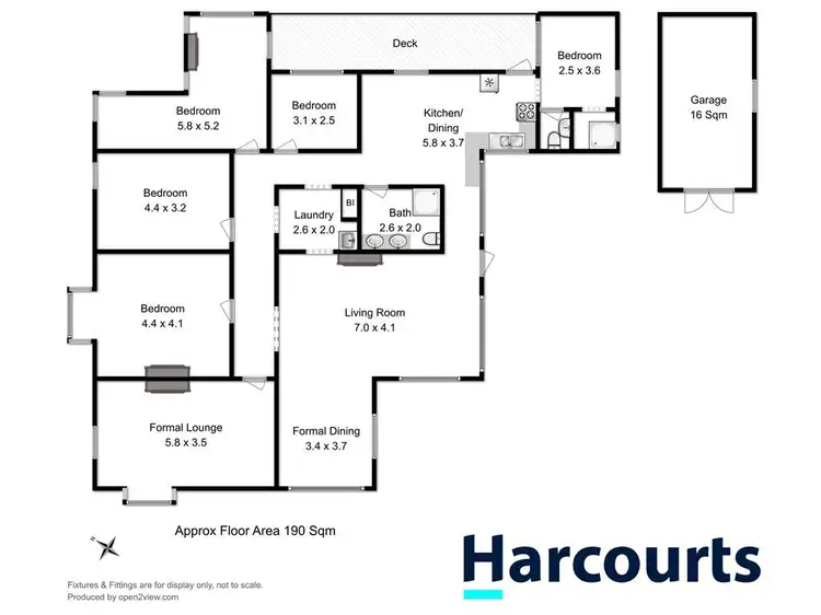 Floorplan of Homely house listing, 46 Montagu street, New Norfolk TAS 7140