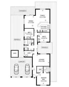 Floorplan of Homely house listing, 8 Hodges Court, Parafield Gardens SA 5107