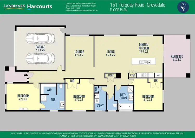 Floorplan of Homely house listing, 151 Torquay Road, Grovedale VIC 3216