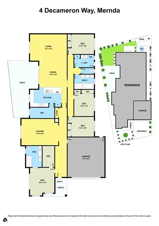 Floorplan of Homely house listing, 4 Decameron Way, Mernda VIC 3754