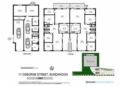 Floorplan of Homely block of units listing, 11 Osborne Street, Bundanoon NSW 2578