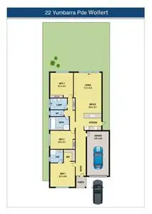 Floorplan of Homely house listing, 22 Yumbarra Parade, Wollert VIC 3750