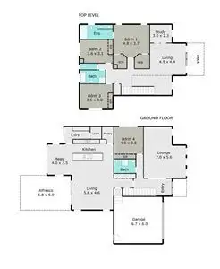 Floorplan of Homely house listing, 5 Club House Close, Buninyong VIC 3357