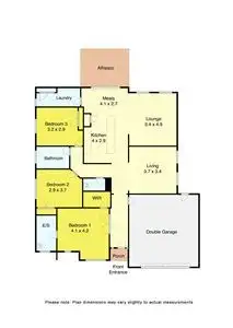 Floorplan of Homely house listing, 16 Waterside Close, Miners Rest VIC 3352