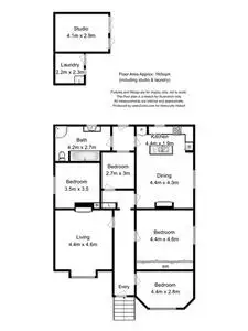 Floorplan of Homely house listing, 5 D'Emden Street, West Hobart TAS 7000