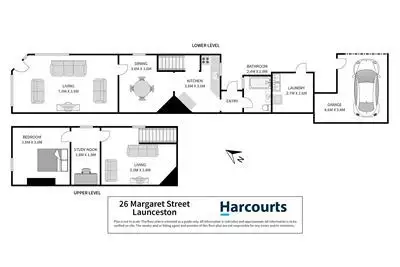 Floorplan of Homely flat listing, 26 Margaret Street, Launceston TAS 7250
