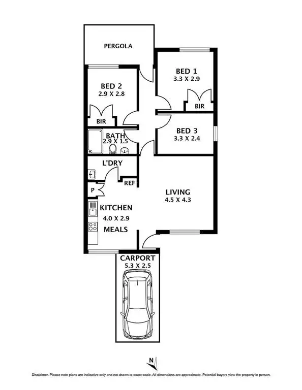 Floorplan of Homely unit listing, 17/31-33 Timins Street, Sunbury VIC 3429