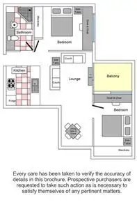 Floorplan of Homely apartment listing, 128/800 Swanston Street, Carlton VIC 3053