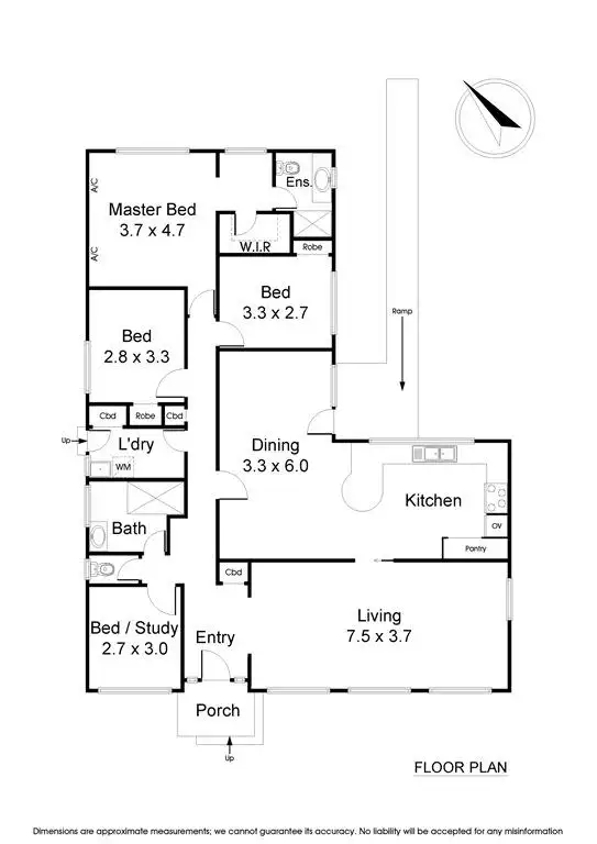 Floorplan of Homely house listing, 7 Bambara Street, Wantirna VIC 3152