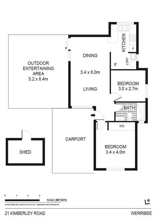 Floorplan of Homely house listing, 21 Kimberley Road, Werribee VIC 3030