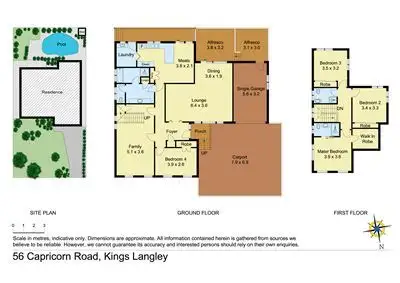 Floorplan of Homely house listing, 56 Capricorn Road, Kings Langley NSW 2147