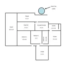 Floorplan of Homely house listing, 10 First Avenue, Tailem Bend SA 5260