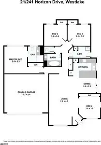 Floorplan of Homely townhouse listing, 21/241 Horizon Drive, Westlake QLD 4074