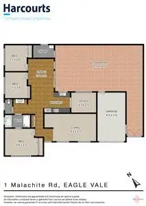 Floorplan of Homely house listing, 1 Malachite Road, Eagle Vale NSW 2558